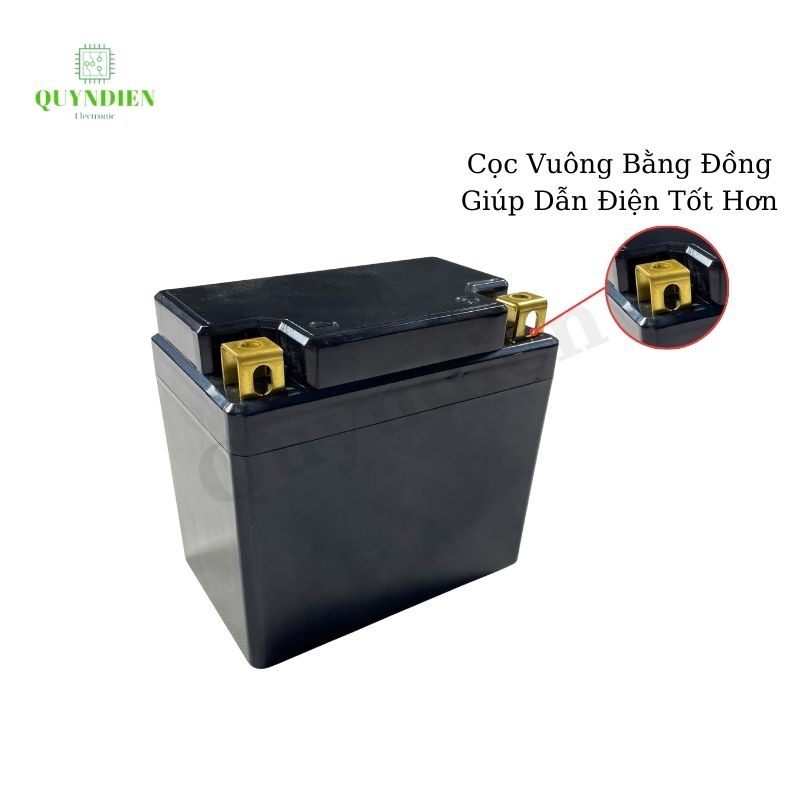 Vỏ Bình Đề Xe Máy YT4 Cọc Vuông Nắp Đục