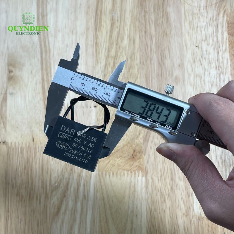 Tụ Đề Kapa Vuông DAR 3uF 450VAC