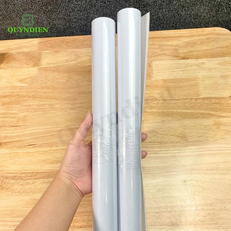 Giấy Phim Cách Điện 1 Mặt Bóng 1 Mặt Xù Dày 0.25mm
