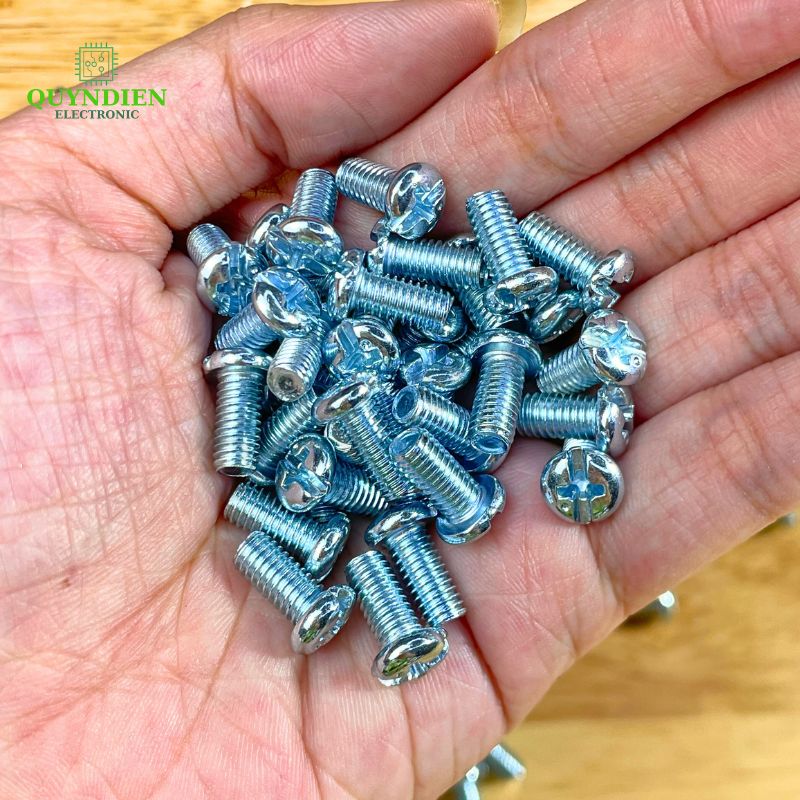 Ốc vít kèm tán M5x10mm túi 100 con