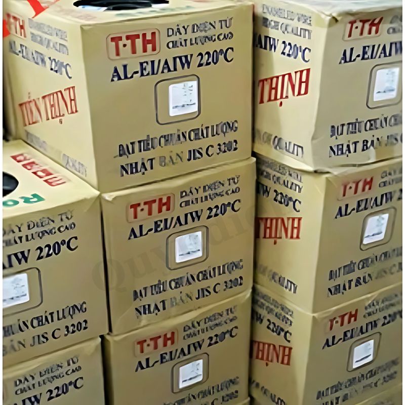 Dây NHÔM bọc emay TIẾN THỊNH size 1.40mm - Cuộn 1Kg