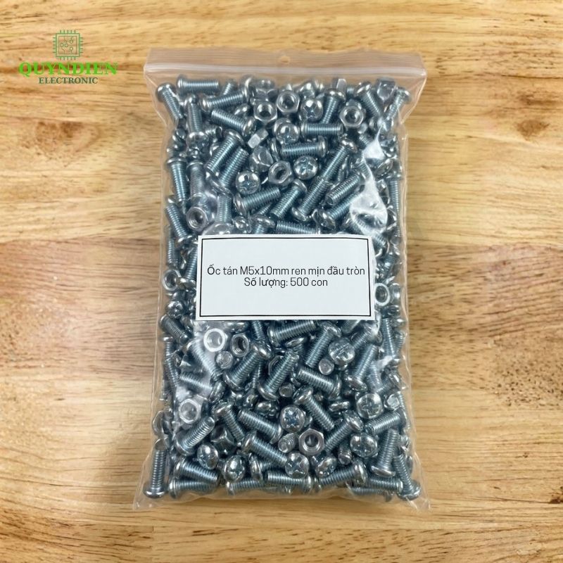 Ốc Vít M5x10mm Có Kèm Tán