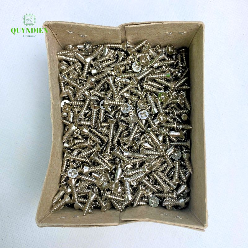 Ốc vít Thái M3x11mm ren xoắn đầu Col dài 11mm - 1.000 Con