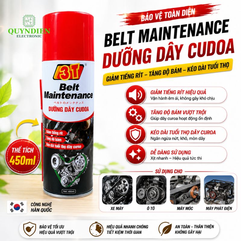 Chai Xịt Dưỡng Dây Curo 3T - Thùng 12 Chai