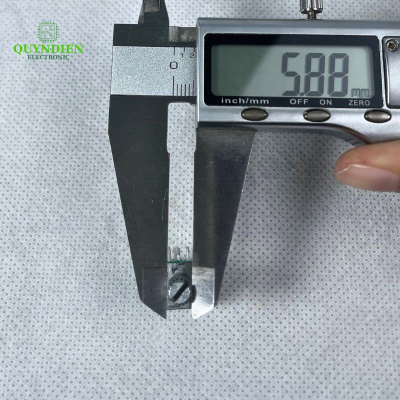 Chiết áp Volume Xanh Đơn B10K 5 Chân – Linh Kiện Quỳnh Diễn