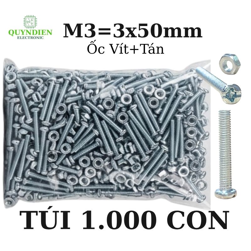 Ốc Vít Tán M3x50mm