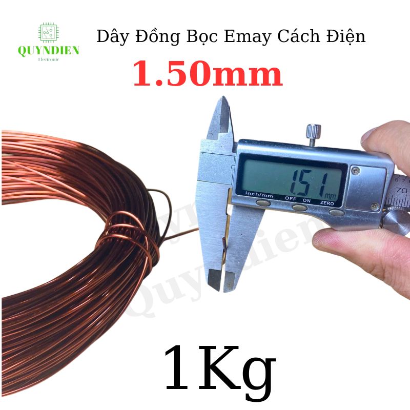 Dây ĐỒNG bọc emay cách điện size 1.50mm