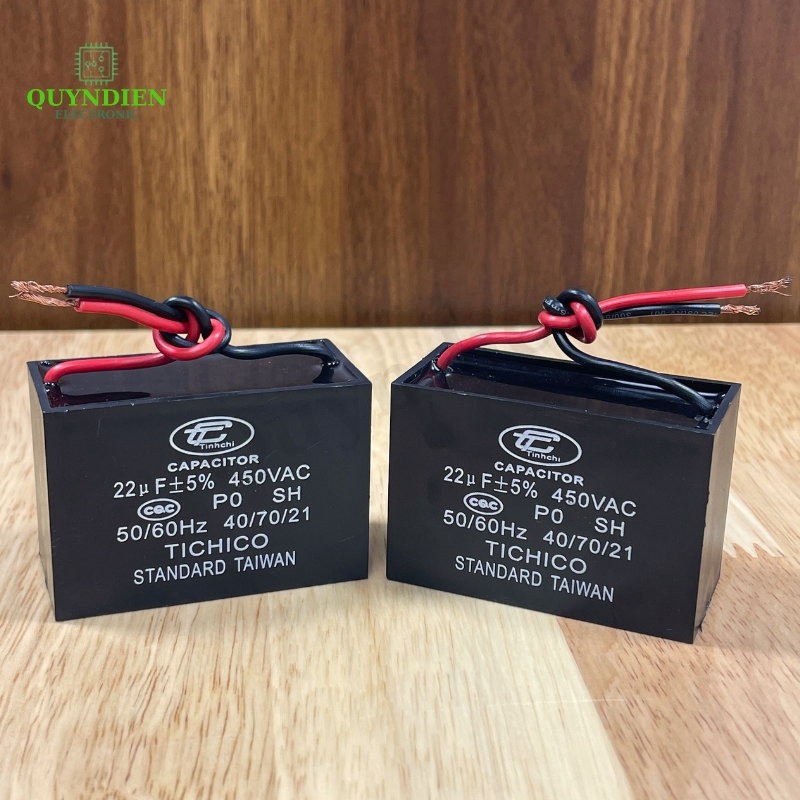 Tụ Đề Kapa 22uF ±5% 450VAC Tinh Chi