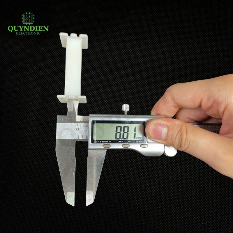 Lõi Nhựa Vuông Dài 50mm Quấn Cuộn Cảm Phân Tần Loa - Màu Trắng Sữa