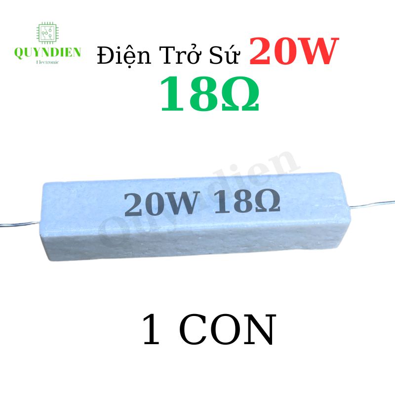 Điện trở sứ 20W 18R
