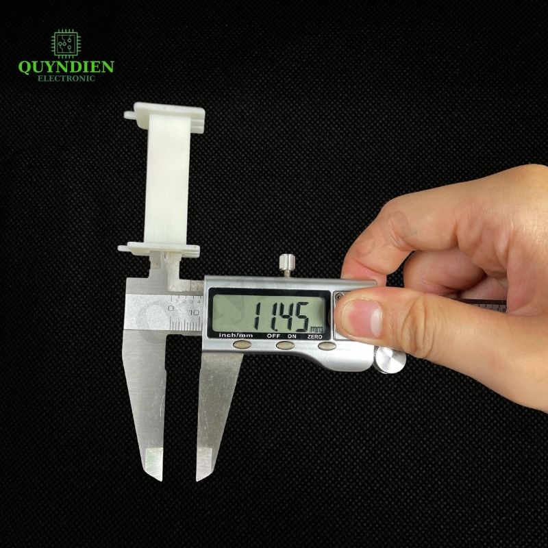 Lõi Nhựa Vuông Dài 50mm Quấn Cuộn Cảm Phân Tần Loa - Màu Trắng Sữa