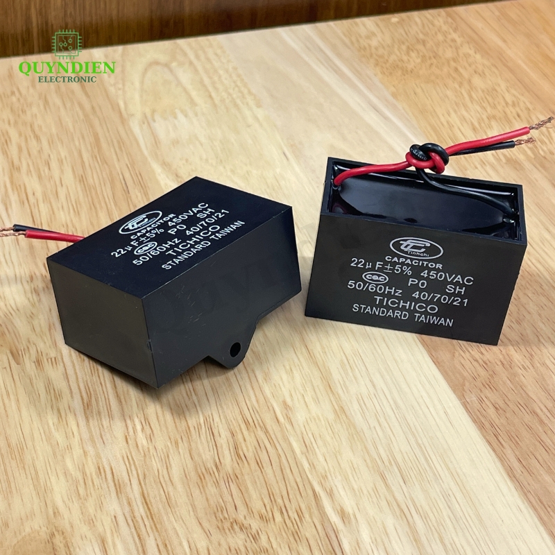Tụ Đề Kapa 22uF ±5% 450VAC Tinh Chi