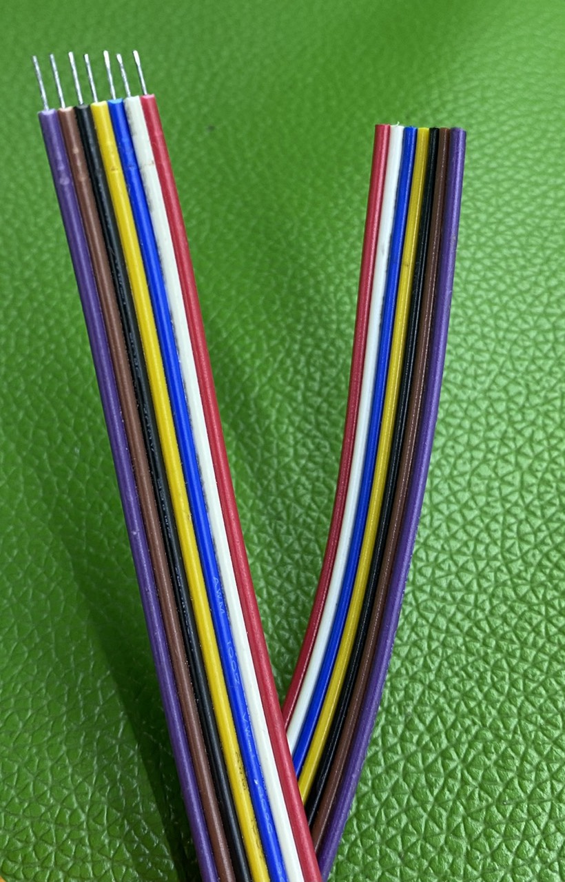 Dây Bẹ Nhiều Màu 7 sợi ( 1 mét ) 22AWG 300V