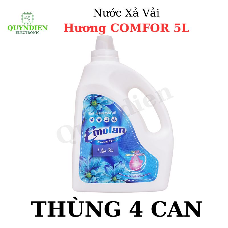 Nước xả vải Emolan hương COMFOR- 5L
