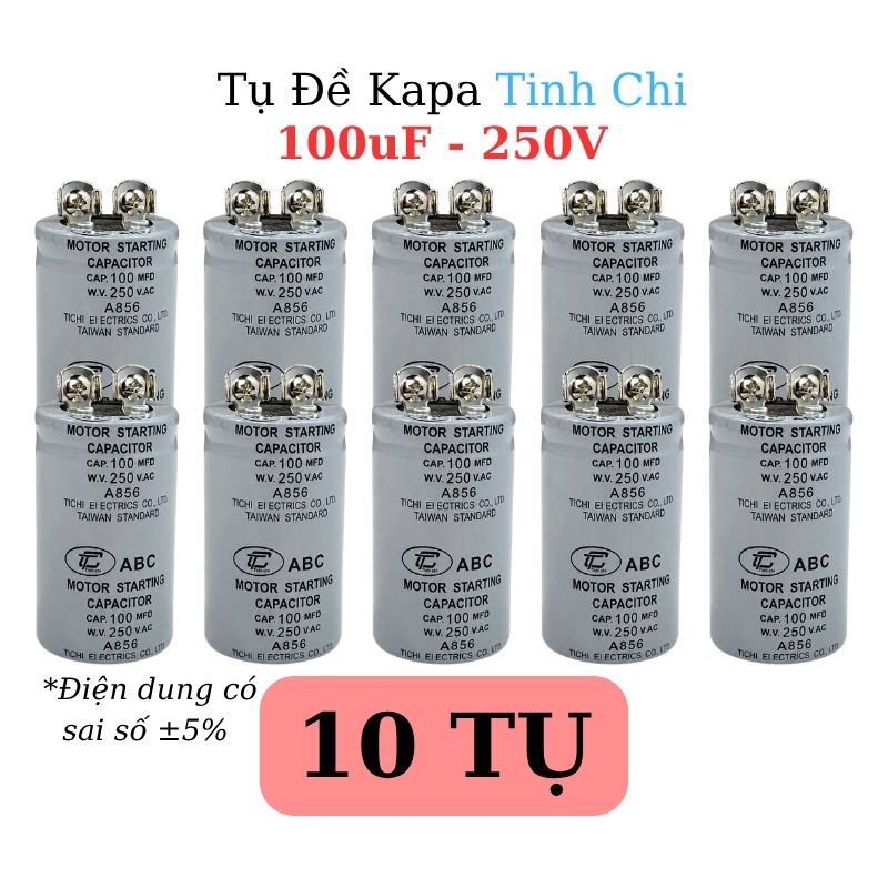 Tụ Đề Khởi Động Tinh Chi 100uF 250VAC