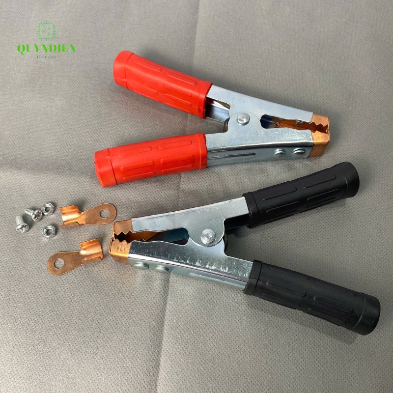 Kẹp Bình ắc quy Acquy 500A Thép Không Rỉ  túi 1 đôi - đỏ + đen