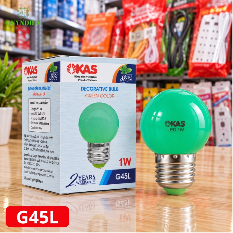 Bóng Đèn LED Qủa Chanh Trang Trí SOPOKA