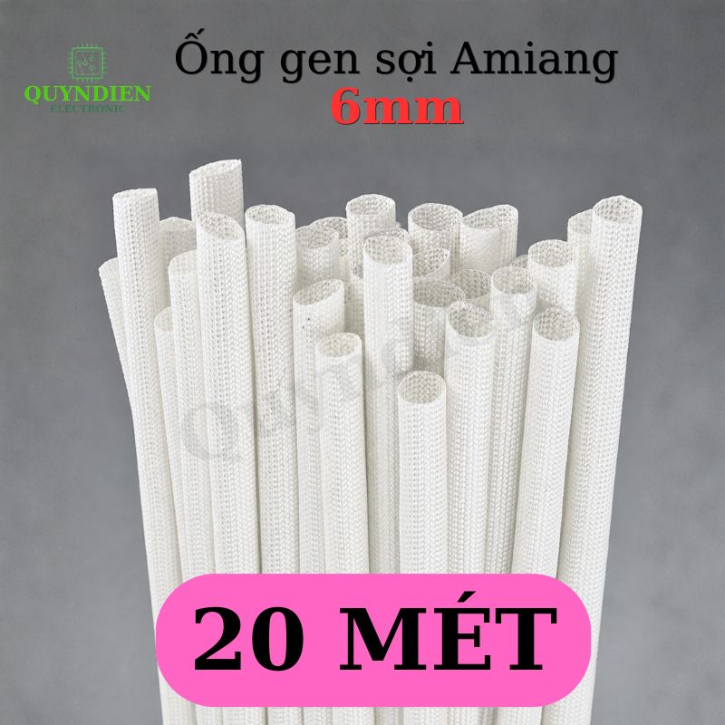Ống Gen Amiang Sợi Thuỷ Tinh Size 6mm