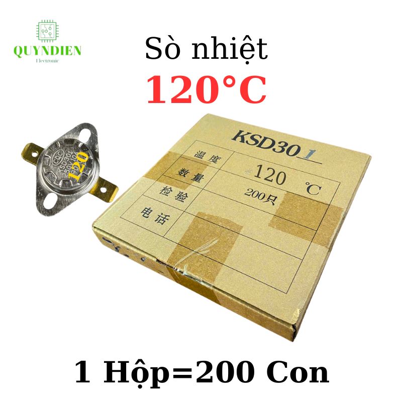 Rơ le nhiệt sò nhiệt 120℃