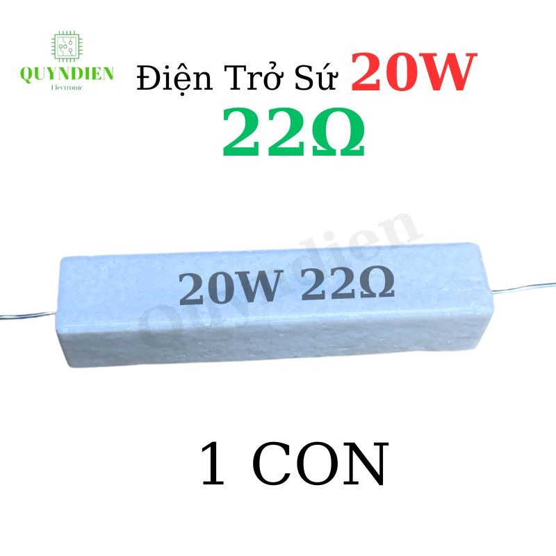 Điện trở sứ 20W 22R