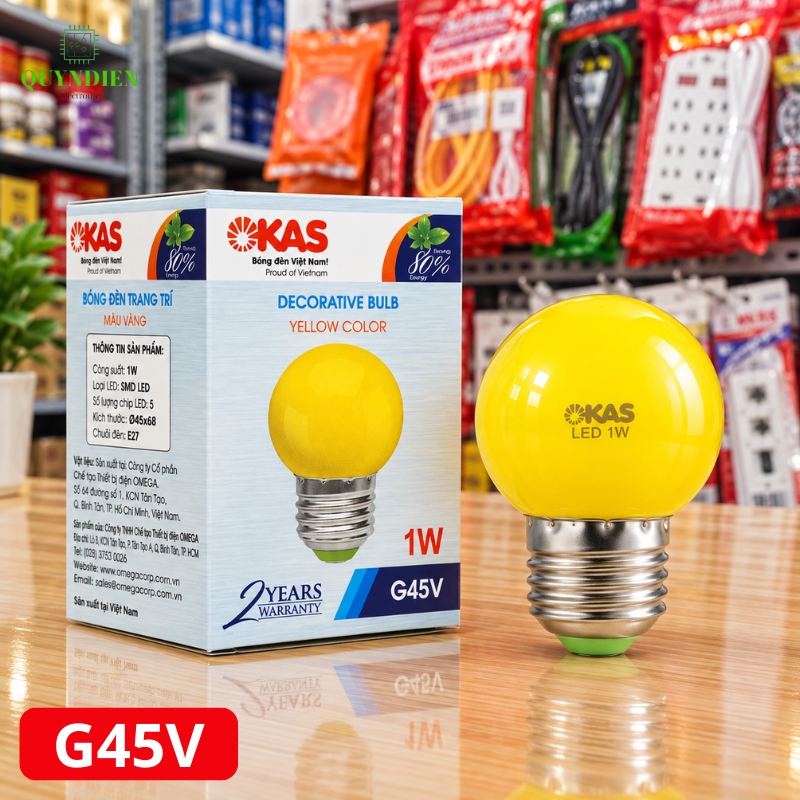 Bóng Đèn LED Qủa Chanh Trang Trí SOPOKA