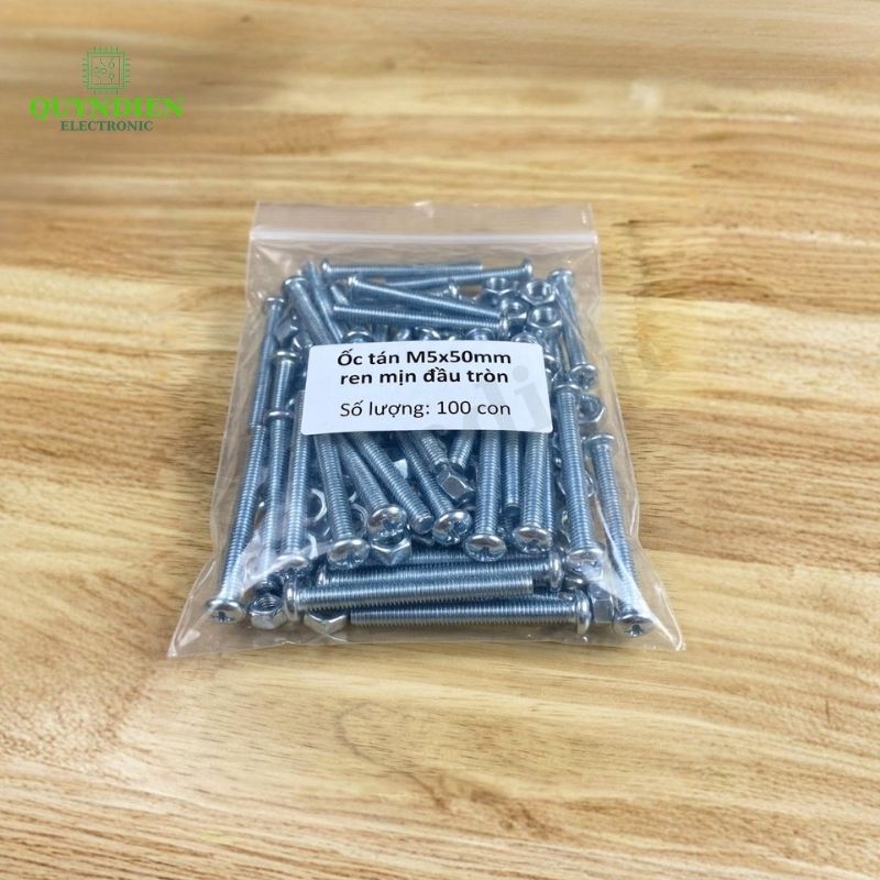 Ốc Vít M5x50mm Có Kèm Tán