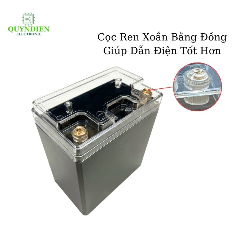 Vỏ Bình Đề Xe Máy YT7 Cọc Tròn Nắp Trong