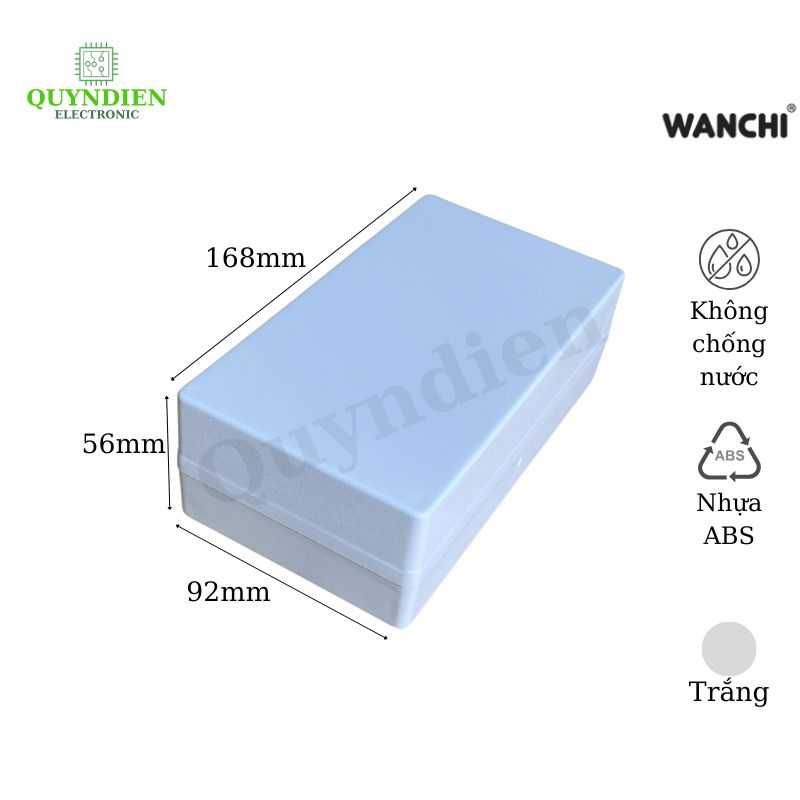 Hộp nhựa ABS 168x92x56mm WANCHI