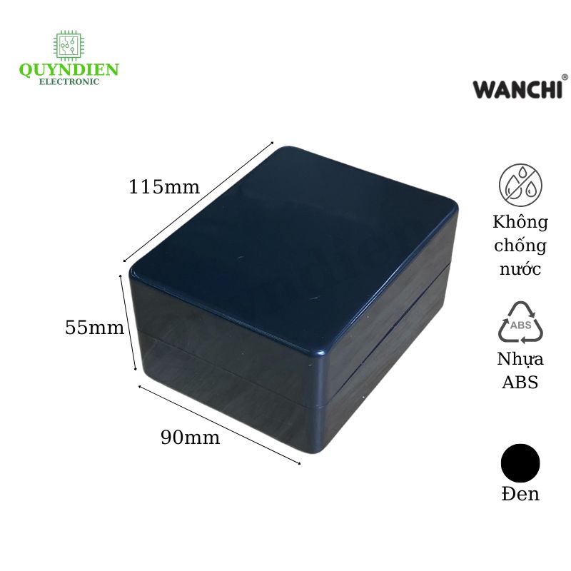 Hộp Nhựa ABS 115x90x55mm Wanchi