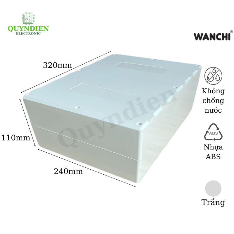 Hộp Ghép Nhựa ABS 320x240x110mm Wanchi
