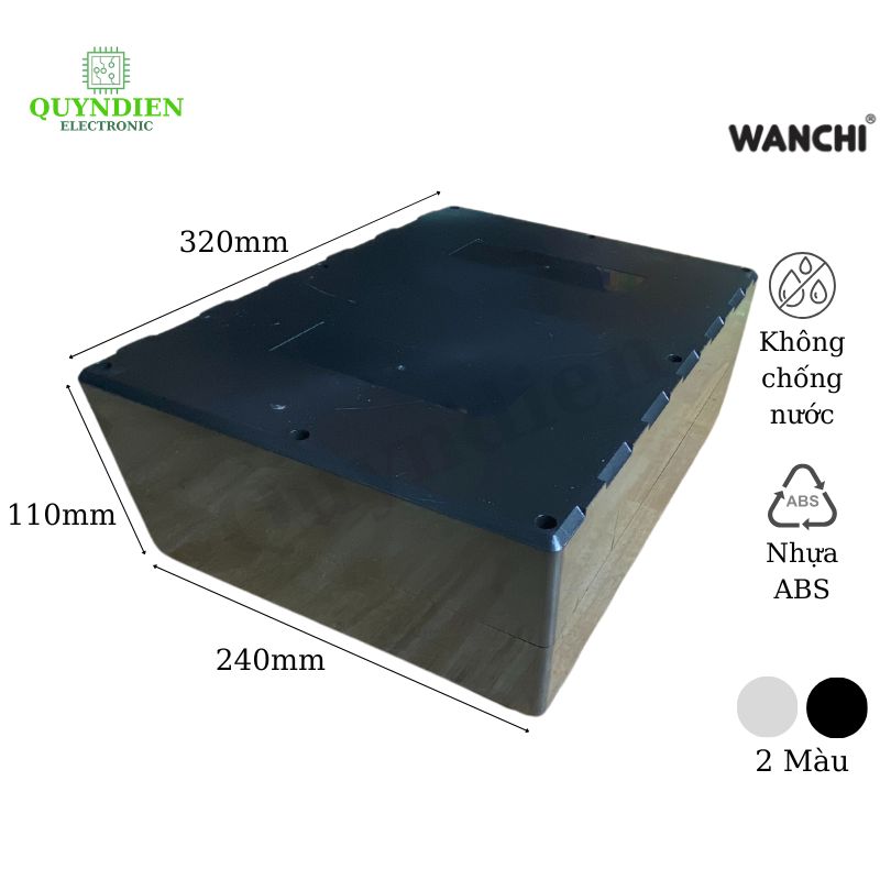 Hộp Ghép Nhựa ABS 320x240x110mm Wanchi