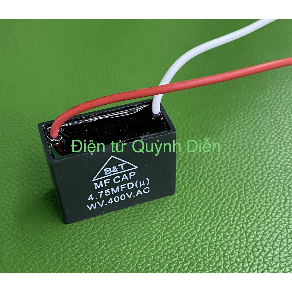Tụ điện kapa tụ đề tụ ngậm tụ quạt 4.75uf 400V.AC B&T