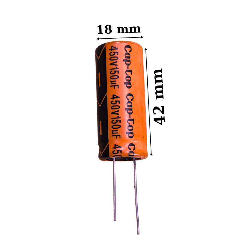Tụ Lọc Nguồn 150uf 450V DC tụ hóa Cap-Top mới