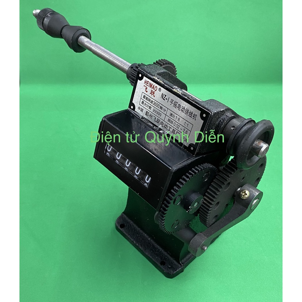 Bàn quấn dây đồng, Máy quấn biến áp máy quấn dây - hiện số (04 nhông chính bằng thép)