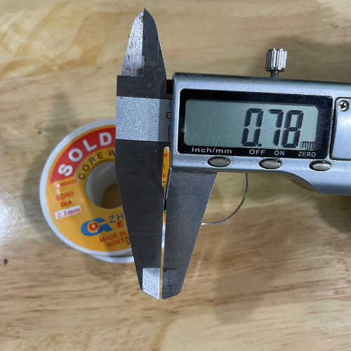 Thiếc hàn chì hàn SOLDER Size 0.8mm 60/40 Cuộn 100g