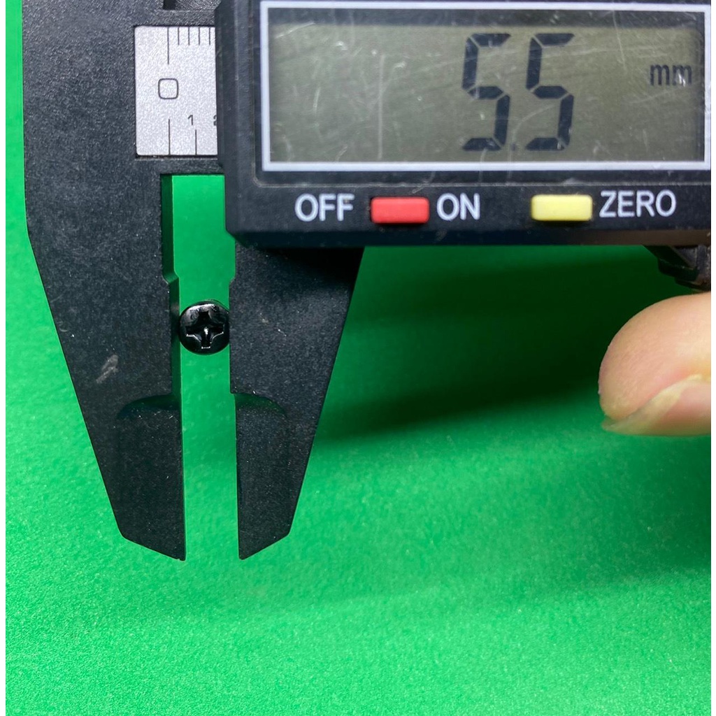 Ốc vít đầu dù nhọn răng xoắn 3mm dài 11mm ĐEN một túi 500gram khoản 950 con - linh kiện điện tử QUỲNH DIỄN