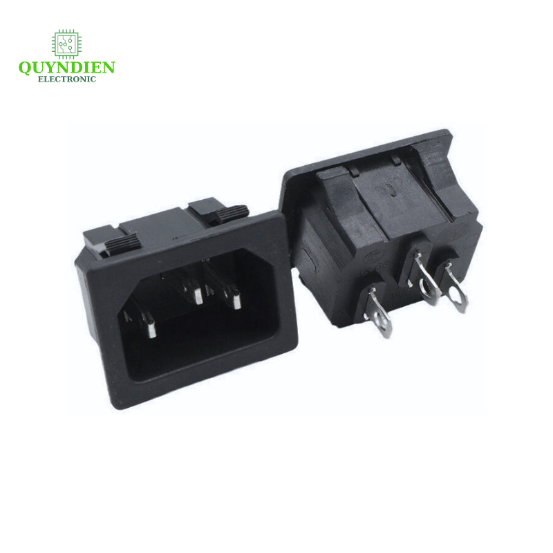 Đầu Nối Nguồn 3 Chân 250VAC – Jack Nguồn Nồi Cơm Điện, Nồi Áp Suất, Nguồn Máy Tính