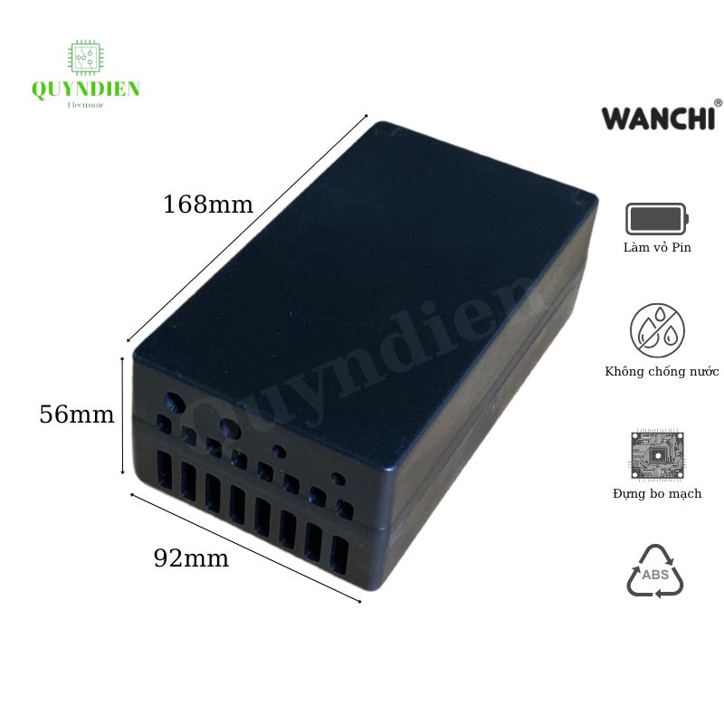 Hộp phay sẵn 168x92x56mm WANCHI