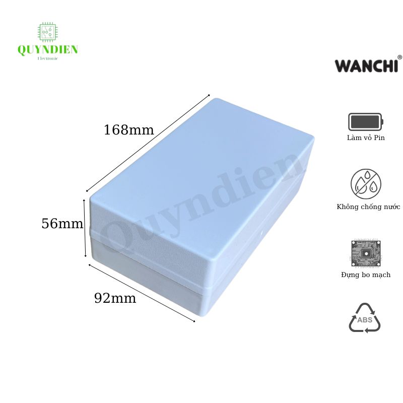 Hộp nhựa ABS 168x92x56mm WANCHI