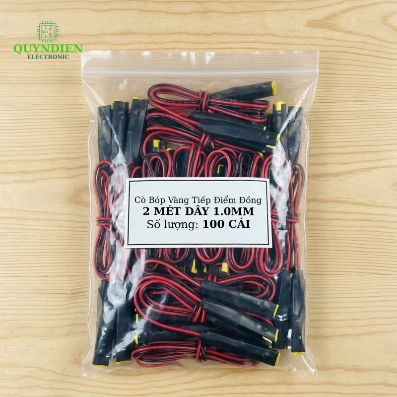 Công Tắc Cò Bóp Tiếp Điểm Đồng Nối Sẵn Dây 1.0mm Dài 2M