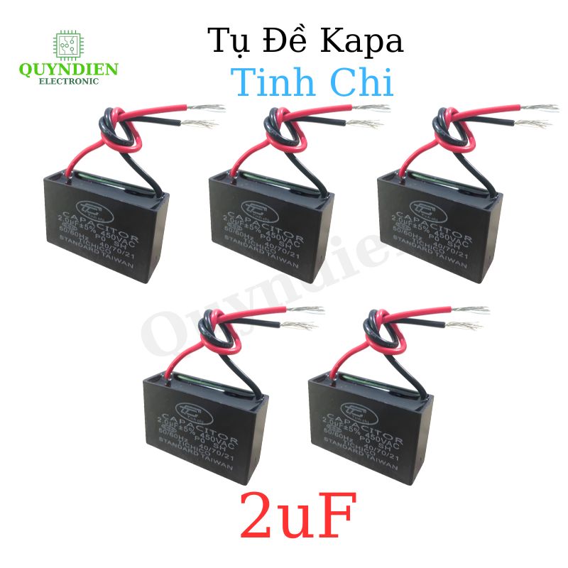 Tụ Đề Kapa Vuông Tinh Chi 2uF 450VAC