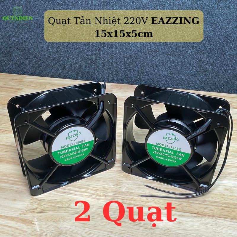Quạt Tản Nhiệt Thông Gió 15x15x5cm 220V/38W EAZZING -VUÔNG