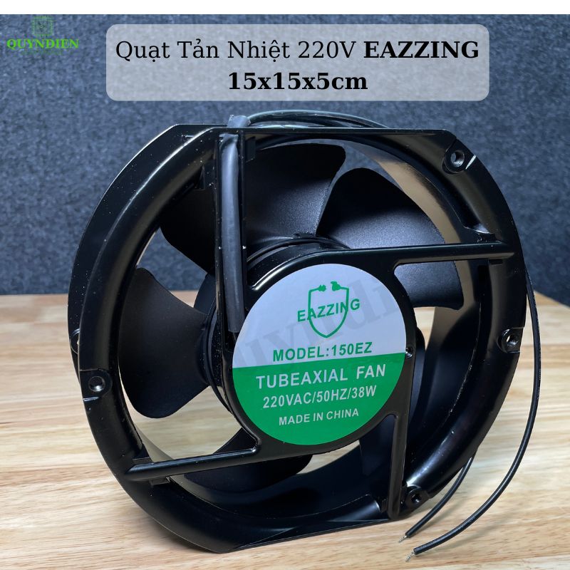Quạt Tản Nhiệt Thông Gió 15x15x5cm 220V/38W EAZZING - TRÒN