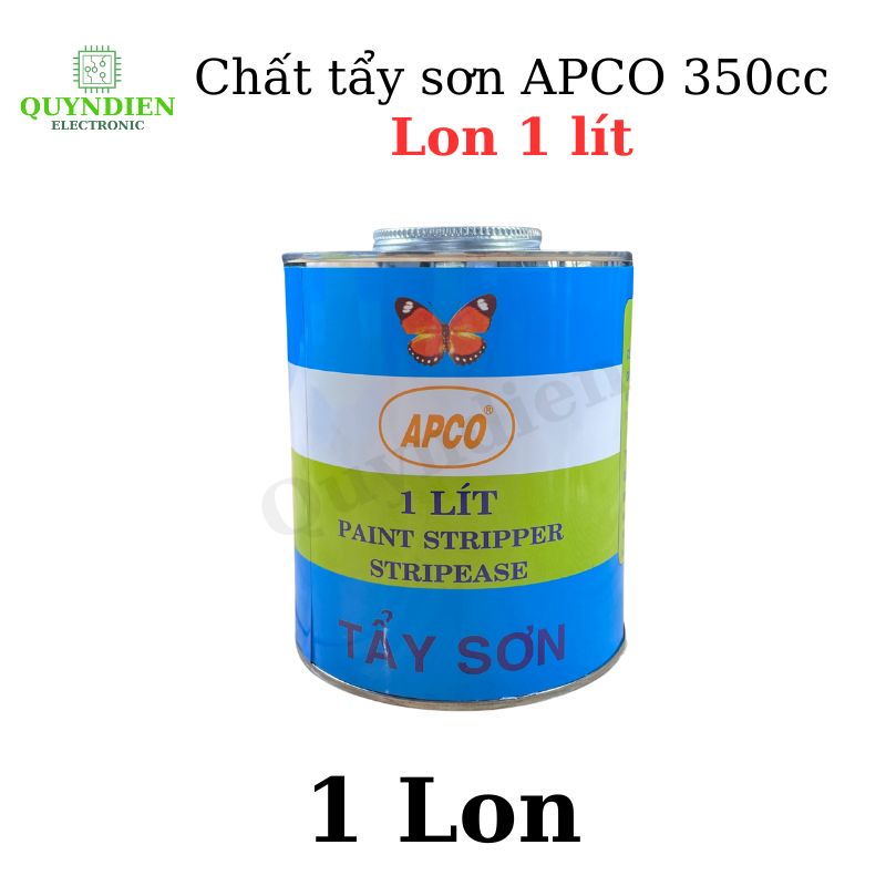 Tẩy Sơn APCO 1 lít – Nước Tẩy Sơn, Chất Tẩy Sơn Bê Tông – Gỗ – Kim Loại