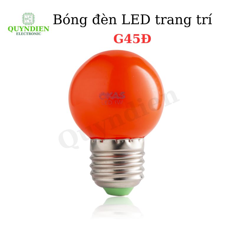 Bóng đèn LED trang trí G45Đ (màu đỏ)