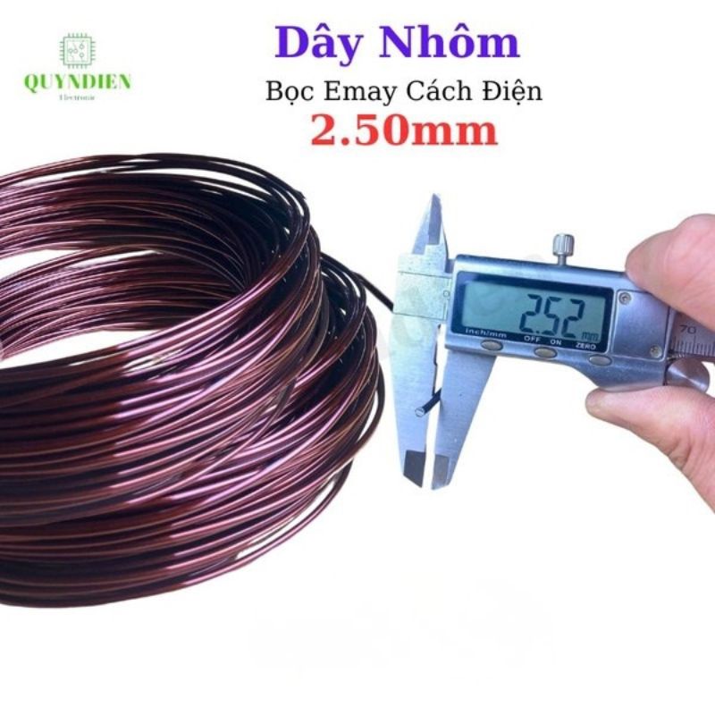 Dây Nhôm Bọc Emay Tiến Thịnh Size 2.50mm - Cuộn 1Kg