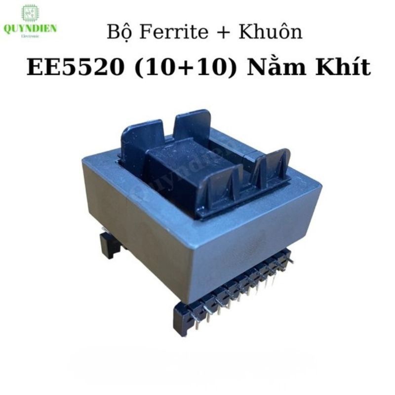 Lõi Biến Áp Xung EE5520 Khuôn Nằm (10+10 Chân)