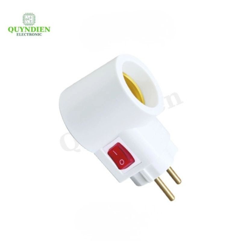 Đui Đèn Liền Phích Có Công Tắc ĐLP1