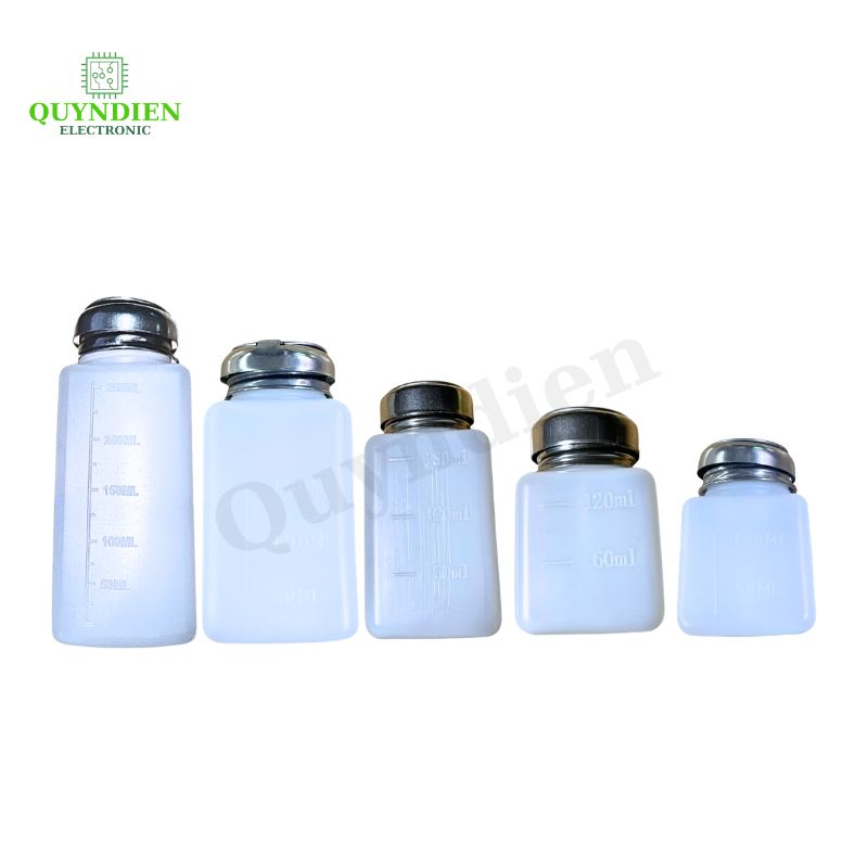 Lọ Đựng Dung Dịch Cồn Có Nắp Ấn Nhiều Dung Tích