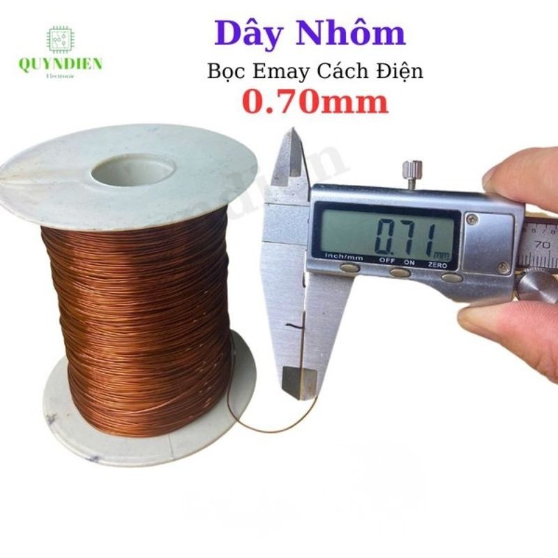 Dây Nhôm Bọc Emay Tiến Thịnh Size 0.70mm - Cuộn 1Kg
